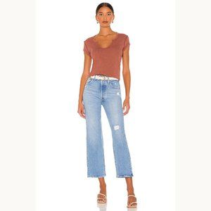 Levi's Ribcage Straight Ankle High Rise Medium Wash Button Fly Jeans Size 28